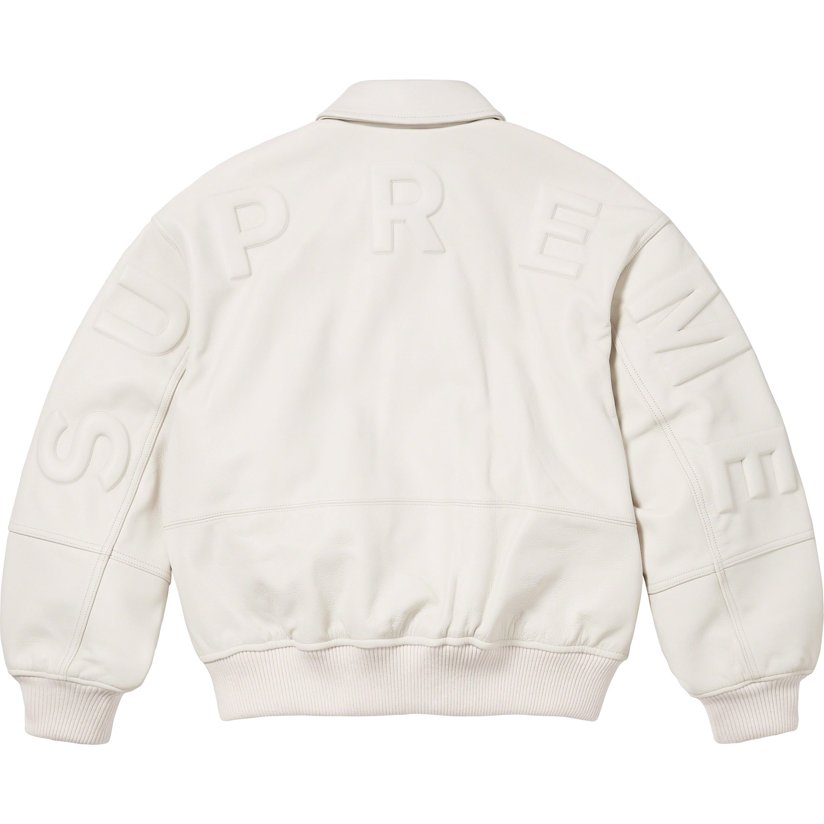 GORE-TEX Infinium WINDSTOPPER® Leather Varsity Jacket view 17